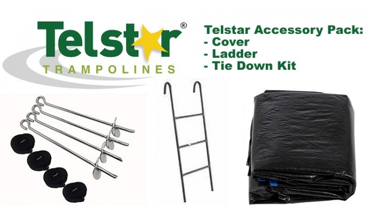 9ft x 13ft Telstar Cover. Ladder and Tie Down Kit Pack