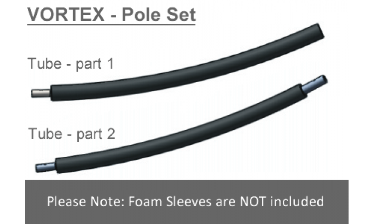 VORTEX/ORBIT - 2 x Safety Net Pole Set's 