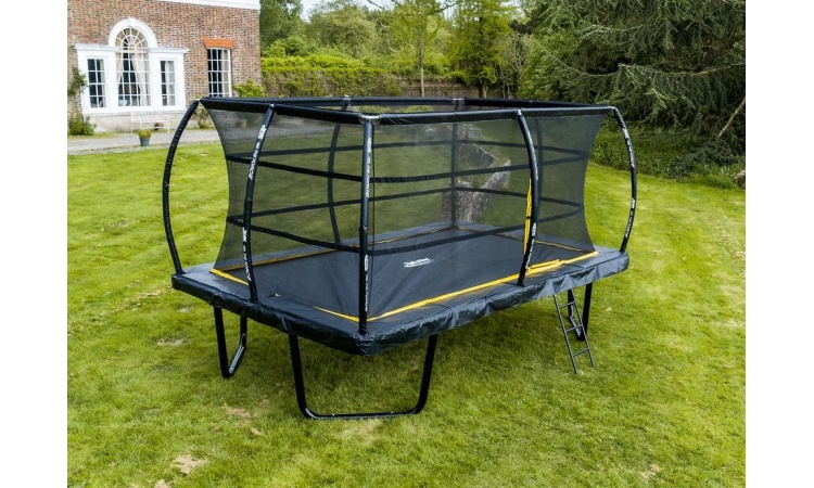8ft x 12ft Telstar ELITE Rectangle Trampoline Package INCLUDING INSTALLATION, Cover And Ladder